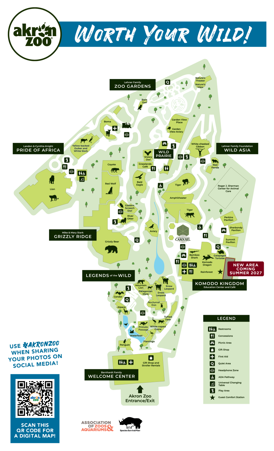 Zoo Map | Akron Zoo